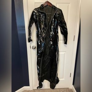 Trinity Matrix Costume. Comes with pleather coat, holster and glasses